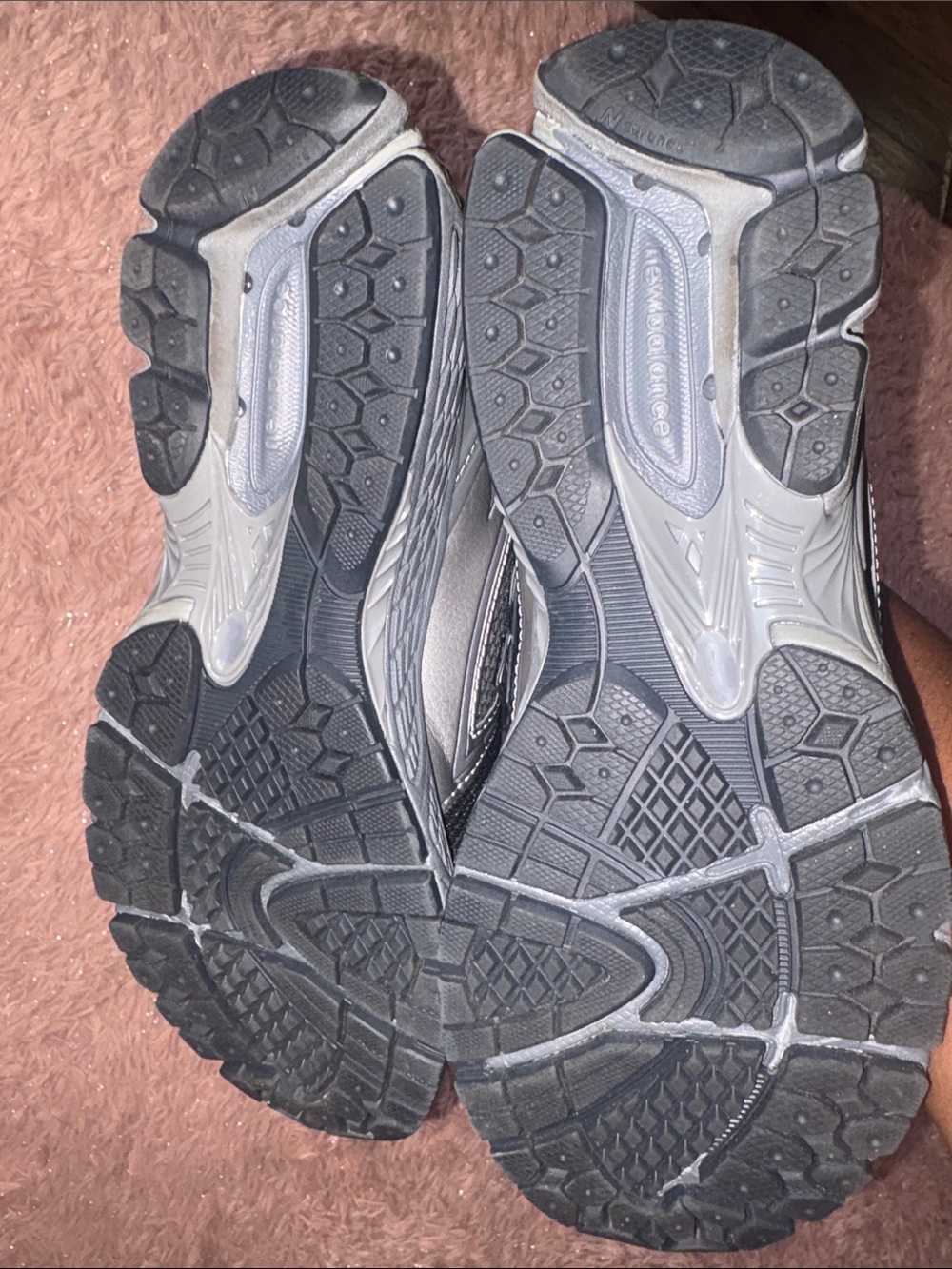 New Balance Black and Gray Running Sneakers - Picture 3 of 4